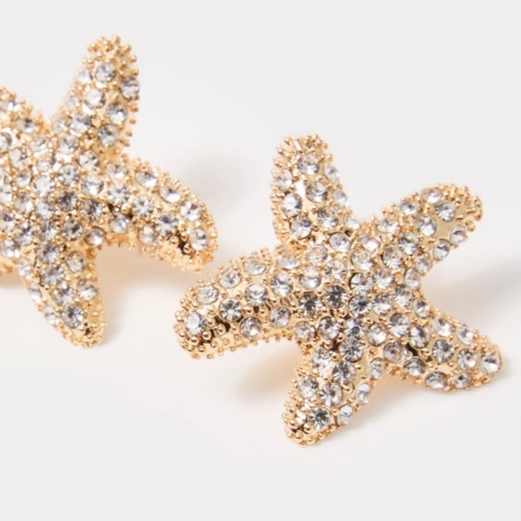 Lilly Pulitzer Starfish Stud Earrings. New - Picture 3 of 3